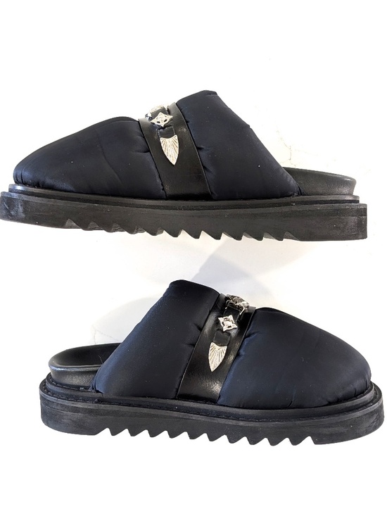 Toga Virilis Black Nylon Mules Mens Size 10 44 Western Hardware Portugal AJ1292 main image 12
